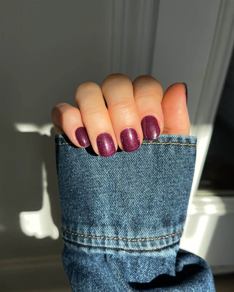 Cat eye Aubergine